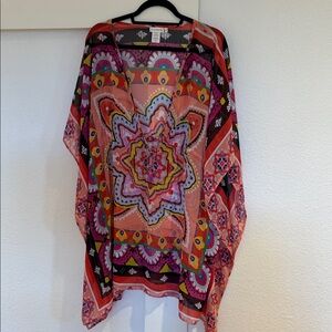 Bleu Rod Beattie Multicolor Swim Coverup